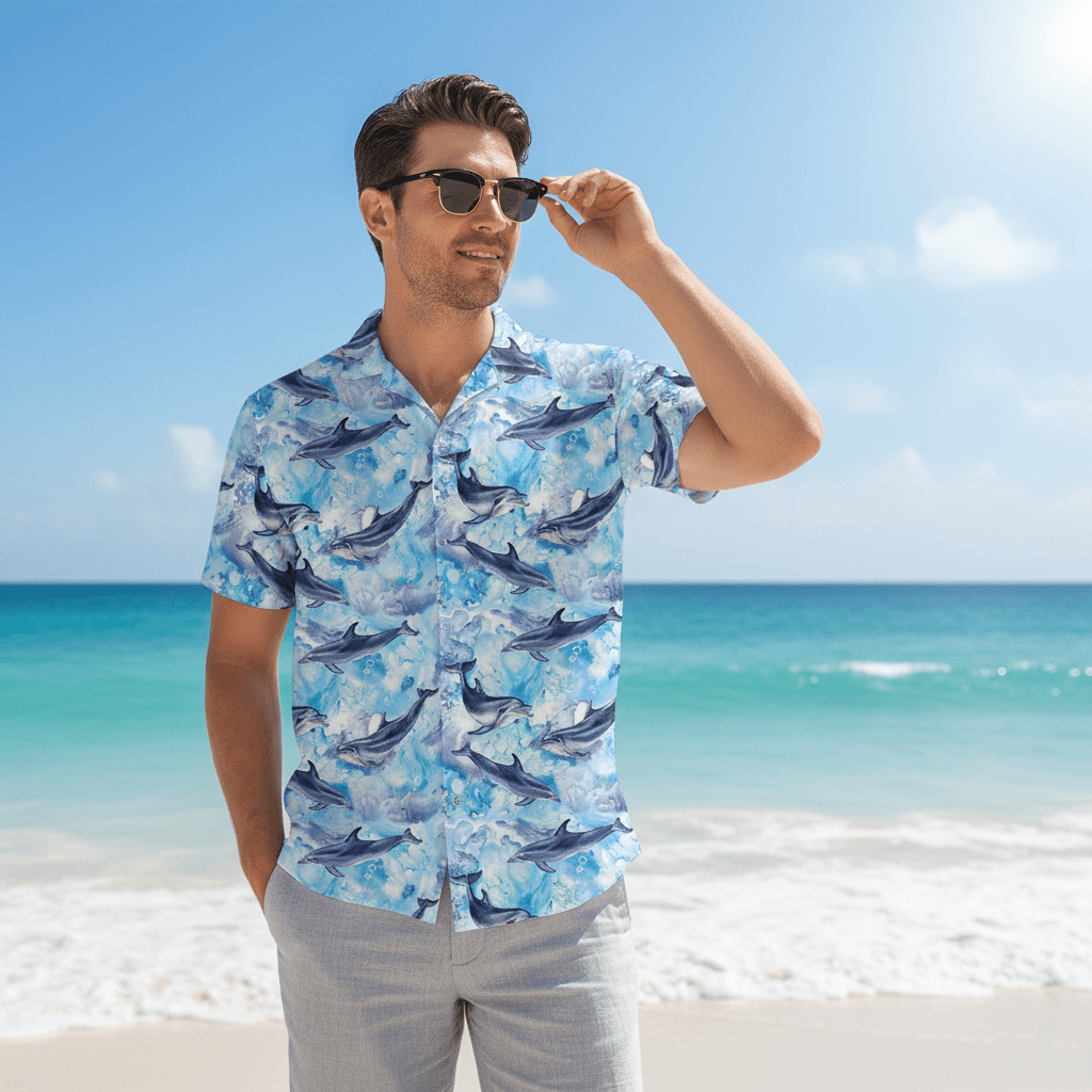 Aqua Dream Dolphin Shirt - Coastier
