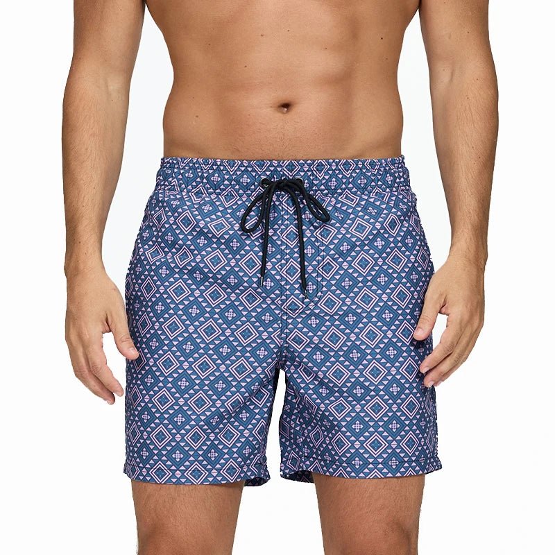 Azure Mosaic Shorts - Coastier