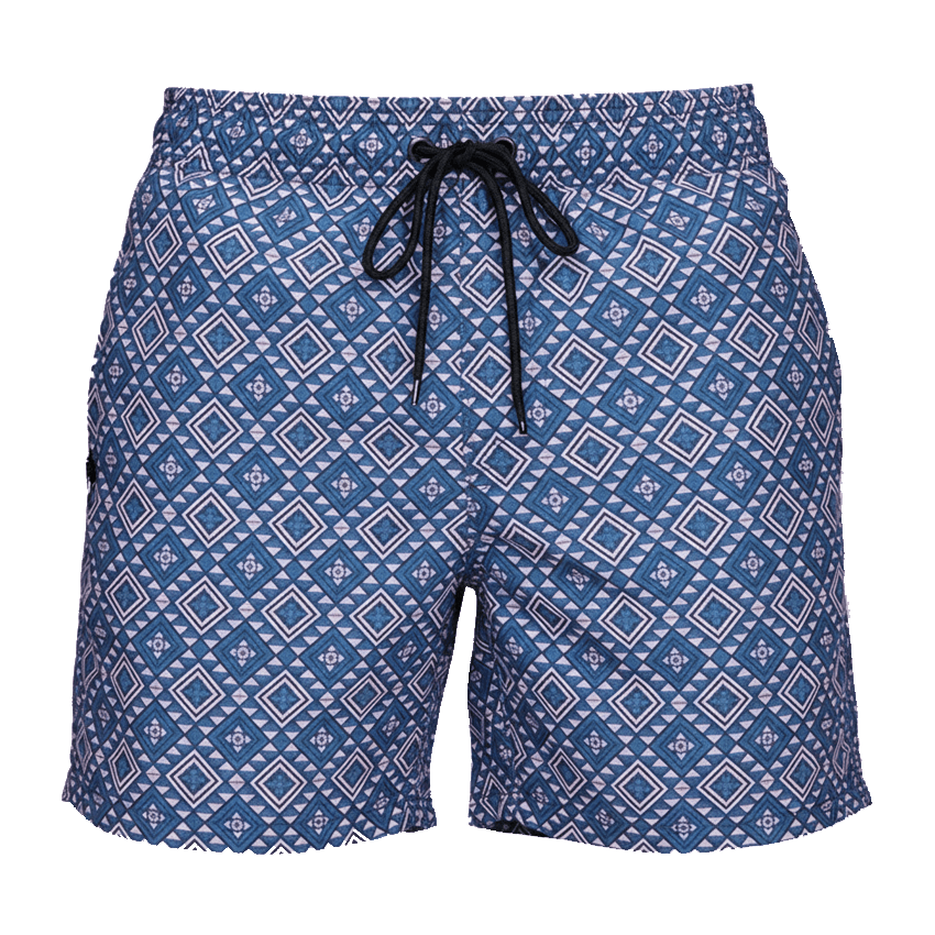 Azure Mosaic Shorts - Coastier