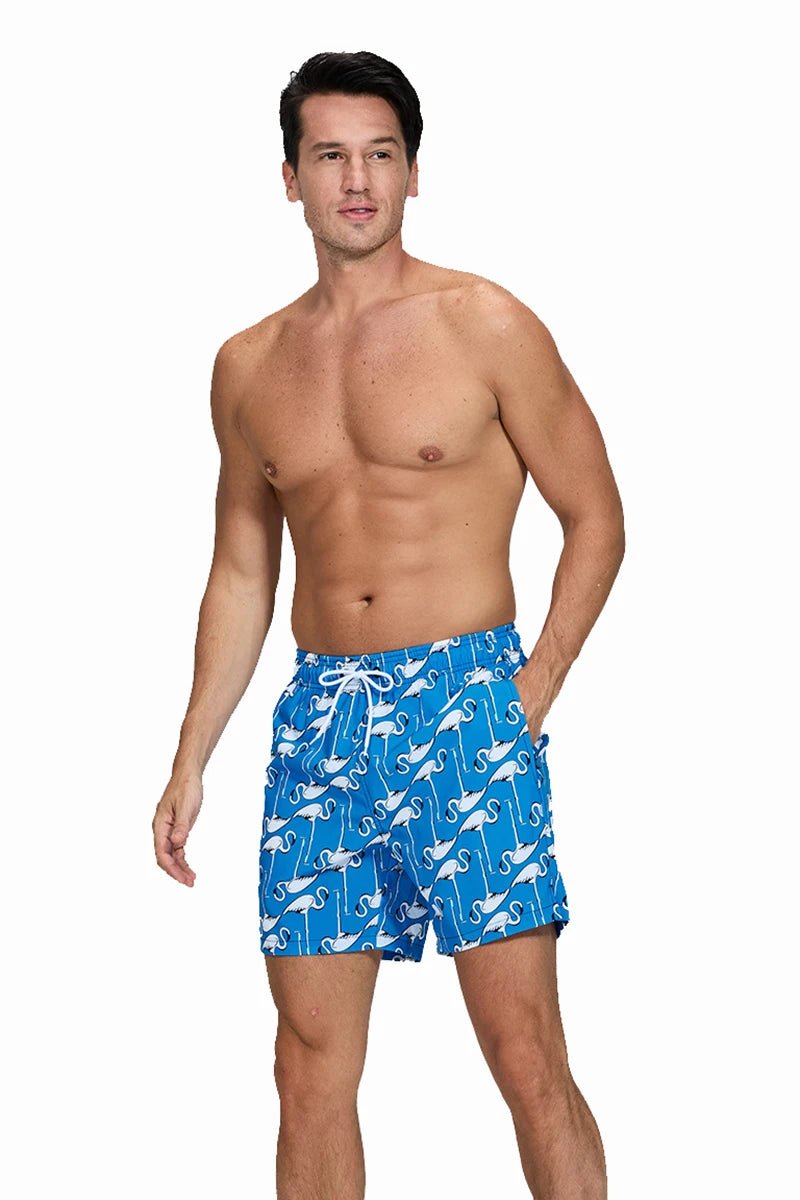 Blue Flamingo Shorts - Coastier