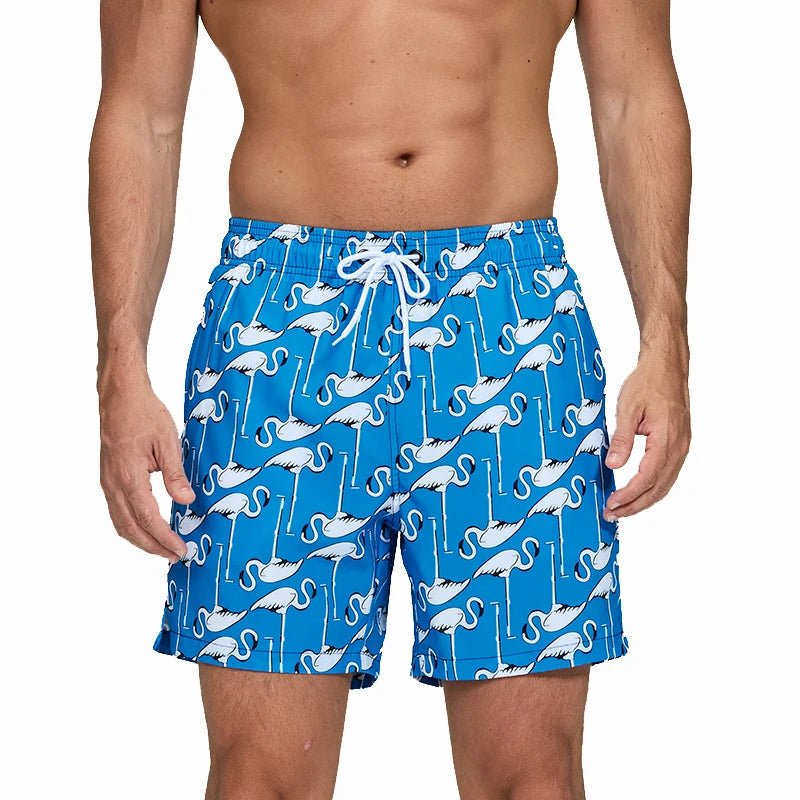 Blue Flamingo Shorts - Coastier