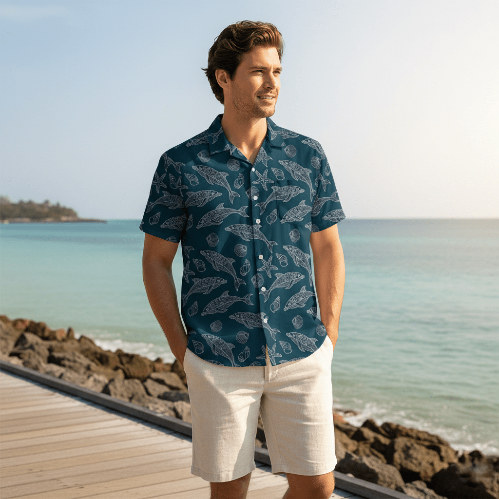 Deep Tide Dolphin Shirt - Coastier