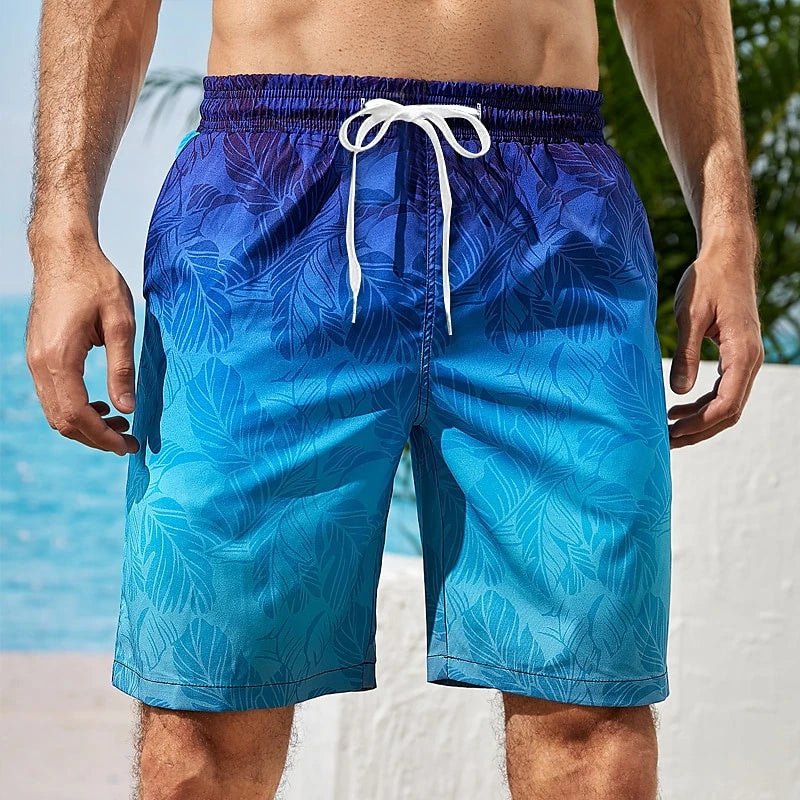 Palm Trees Shorts - Blue - Coastier