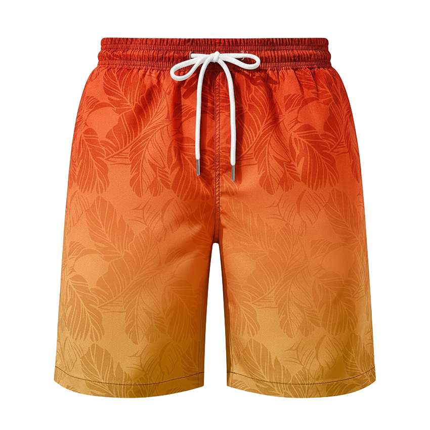 Palm Trees Shorts - Coral