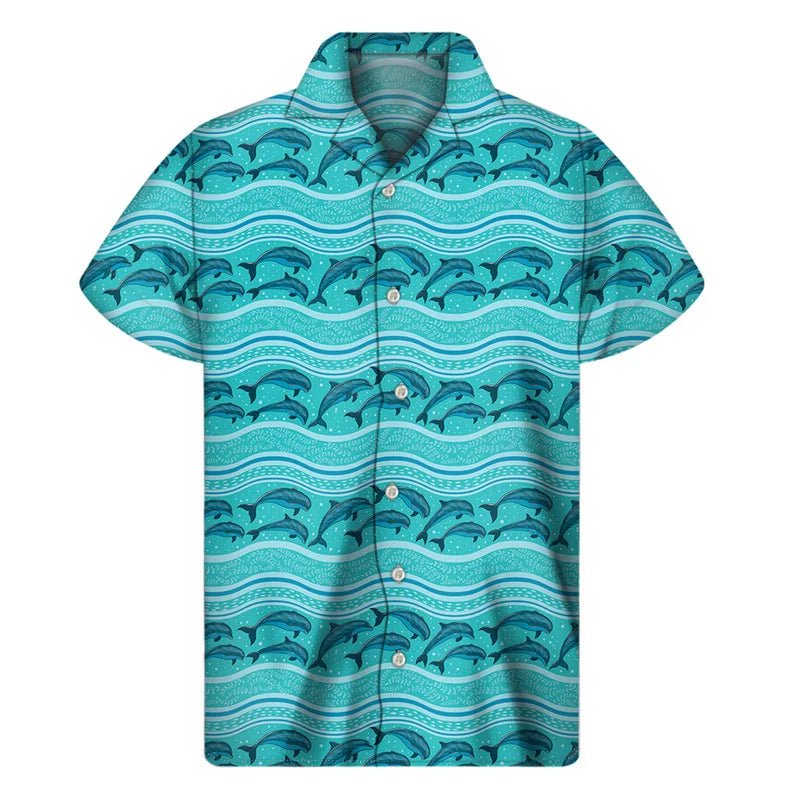 Aqua Tide Dolphin Shirt - Coastier