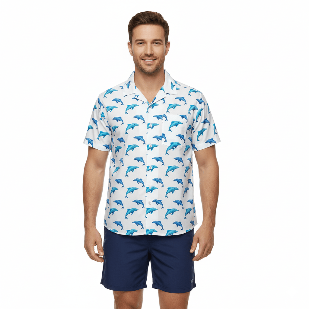 Blue Horizon Dolphin Shirt - Coastier