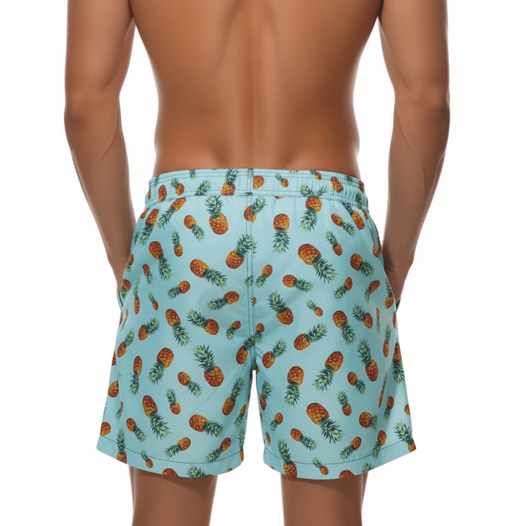 Green Pineapple Shorts - Coastier