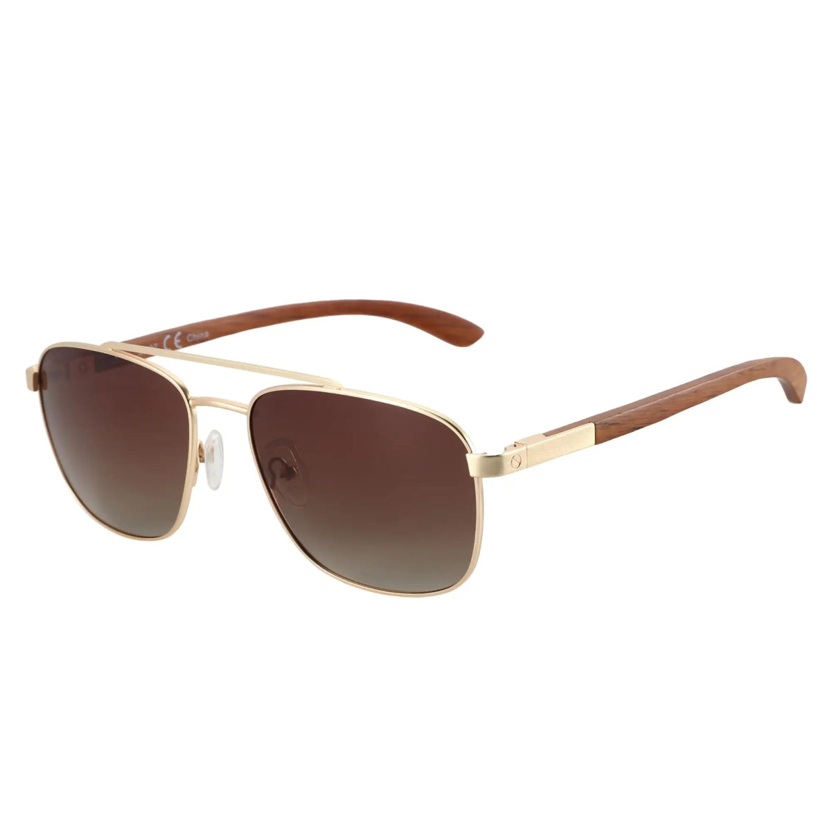 Horizon Aviator Sunglasses - Brown - Coastier