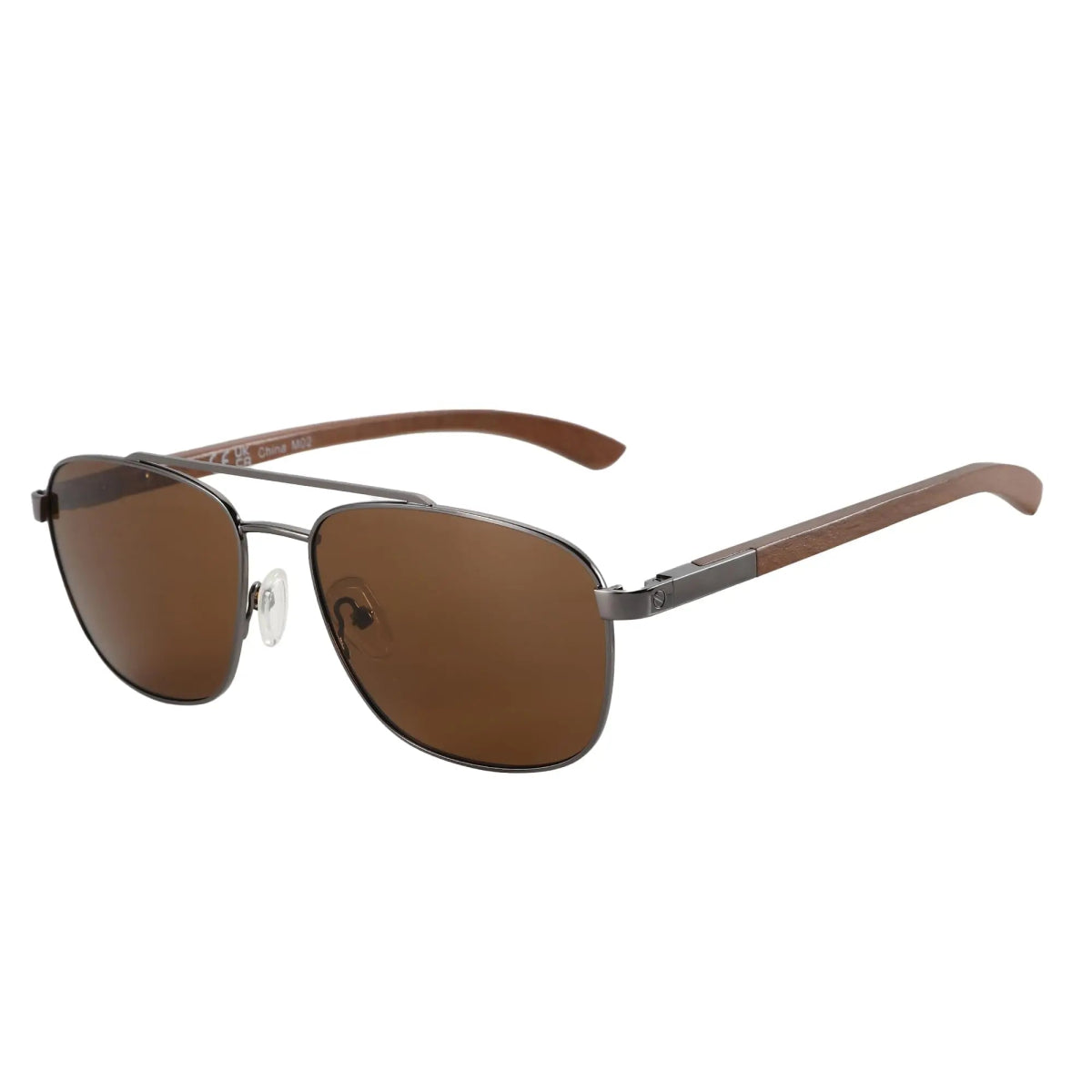 Horizon Aviator Sunglasses - Dark Brown - Coastier
