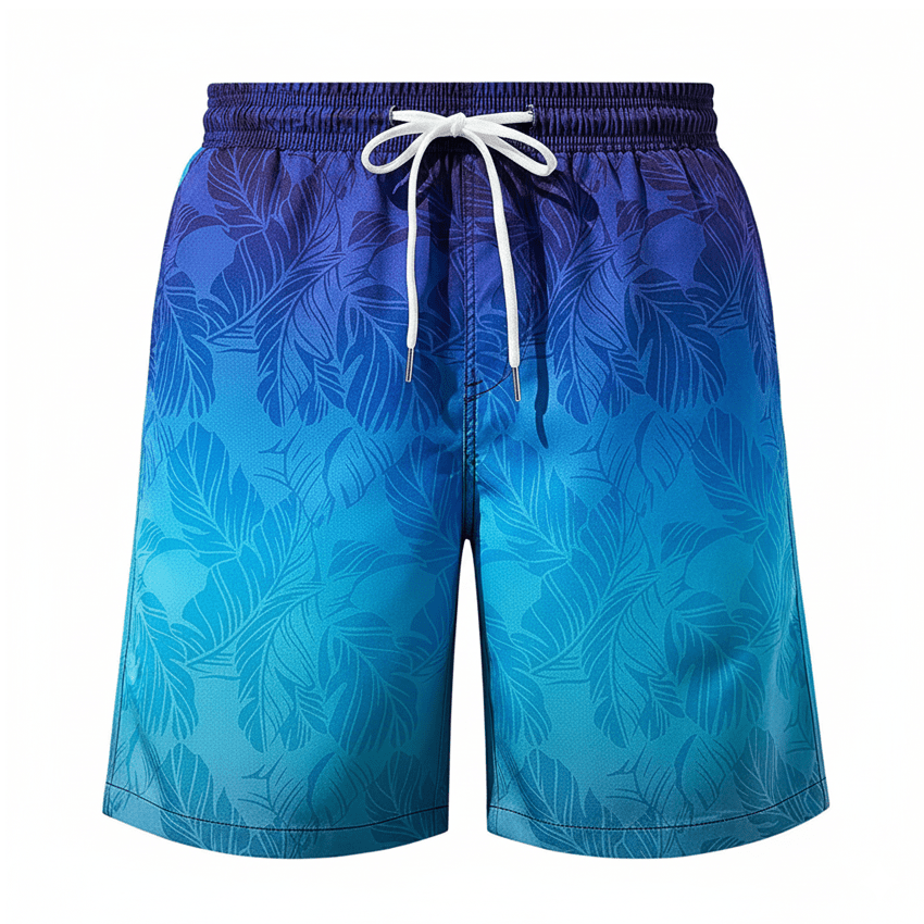 Palm Trees Shorts - Blue - Coastier